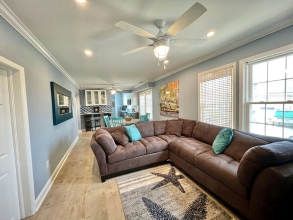 Smart TV, video games, DVD player, books