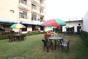 Dinner served, Indian cuisine, alfresco dining  - Vrinda Palace (Mathura)