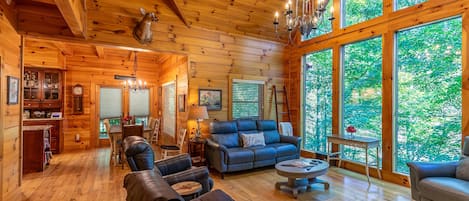 TV, fireplace, ping pong