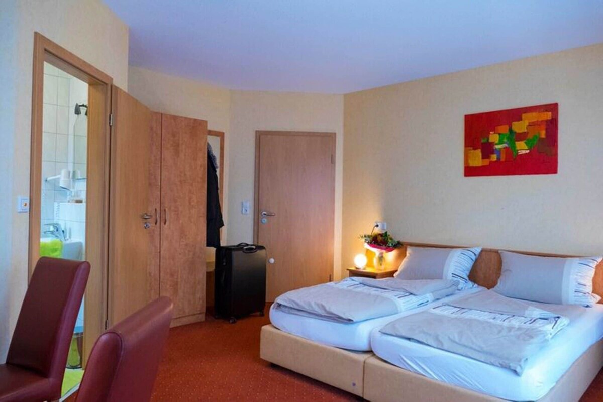 Desk, soundproofing, rollaway beds, free WiFi