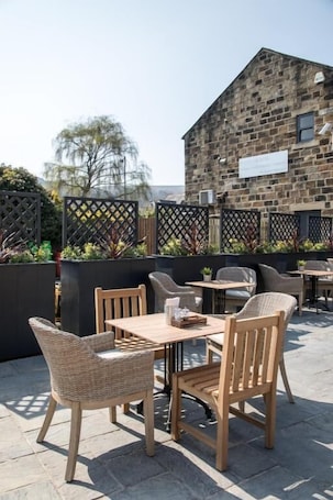 Terrace/patio. The Black Hat