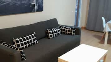 Departamento, 4 habitaciones, Terraza (10 personas) | Sala de estar | Televisión de pantalla plana y reproductor de DVD