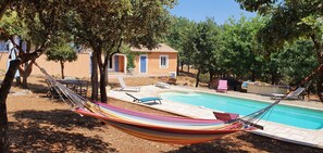 Pool -  IN PROVENCE, HOUSE WITH LARGE SWIMMING POOL, IN PEACE (Les Arcs)