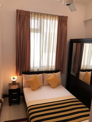 Căn hộ Exclusive, nhiều giường, quang cảnh thành phố | 2 phòng ngủ, bàn, màn/rèm cản sáng, bàn ủi/dụng cụ ủi quần áo 