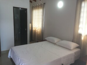 Down duvets, Tempur-Pedic beds, in-room safe, blackout curtains