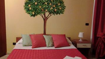 Doppelzimmer | Individuell dekoriert, individuell eingerichtet, Bettwäsche