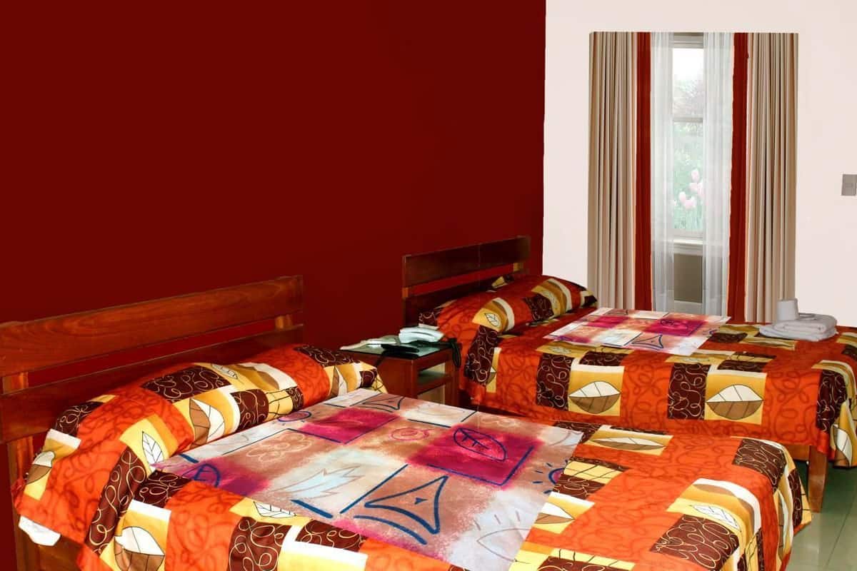 Standard Double Room | Blackout drapes, iron/ironing board, WiFi (free), bed sheets