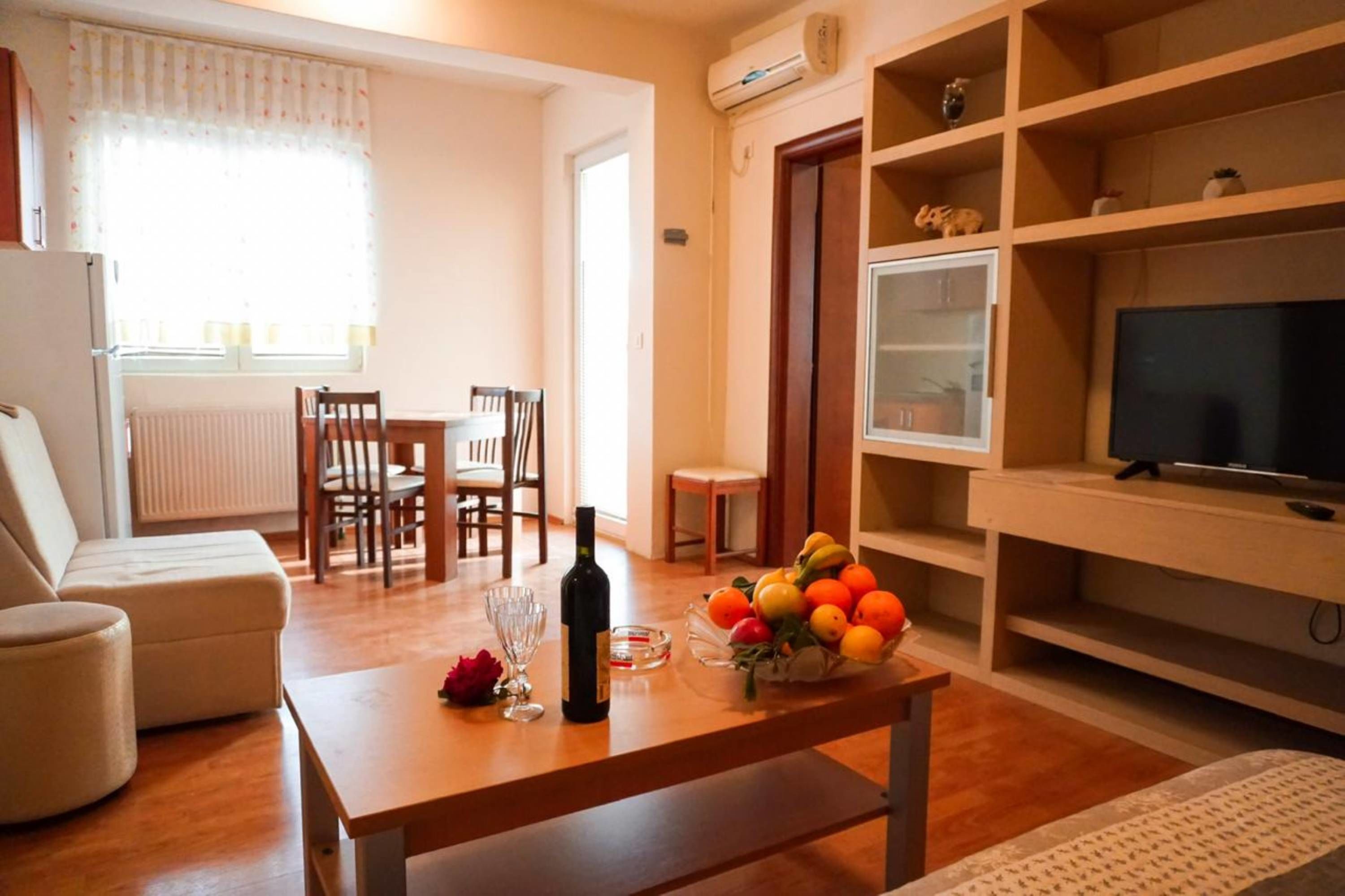 Family Apartment, 1 Queen Bed with Sofa bed, Mountain View | In-room safe, desk, soundproofing, iron/ironing board