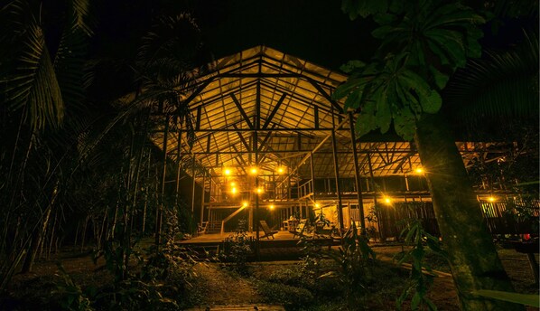 Front of property – evening/night