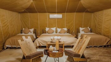 Family Tent | Premium bedding, minibar, in-room safe, blackout drapes