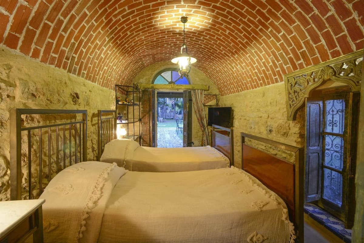 Bungalow Confort, vistas al jardín | 1 dormitorio, sábanas de algodón egipcio, ropa de cama de alta calidad