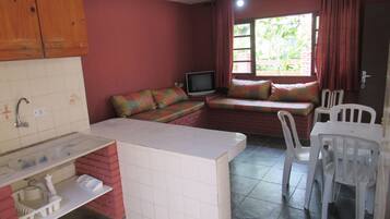 Apartamento, 2 quartos (8 pessoas) | 2 quartos, Wi-Fi de cortesia, roupa de cama