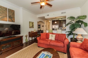 House, Multiple Beds (The Residences At Coconut Pointe 8203) | Living area | TV - The Residences At Coconut Pointe 8203 (Estero)