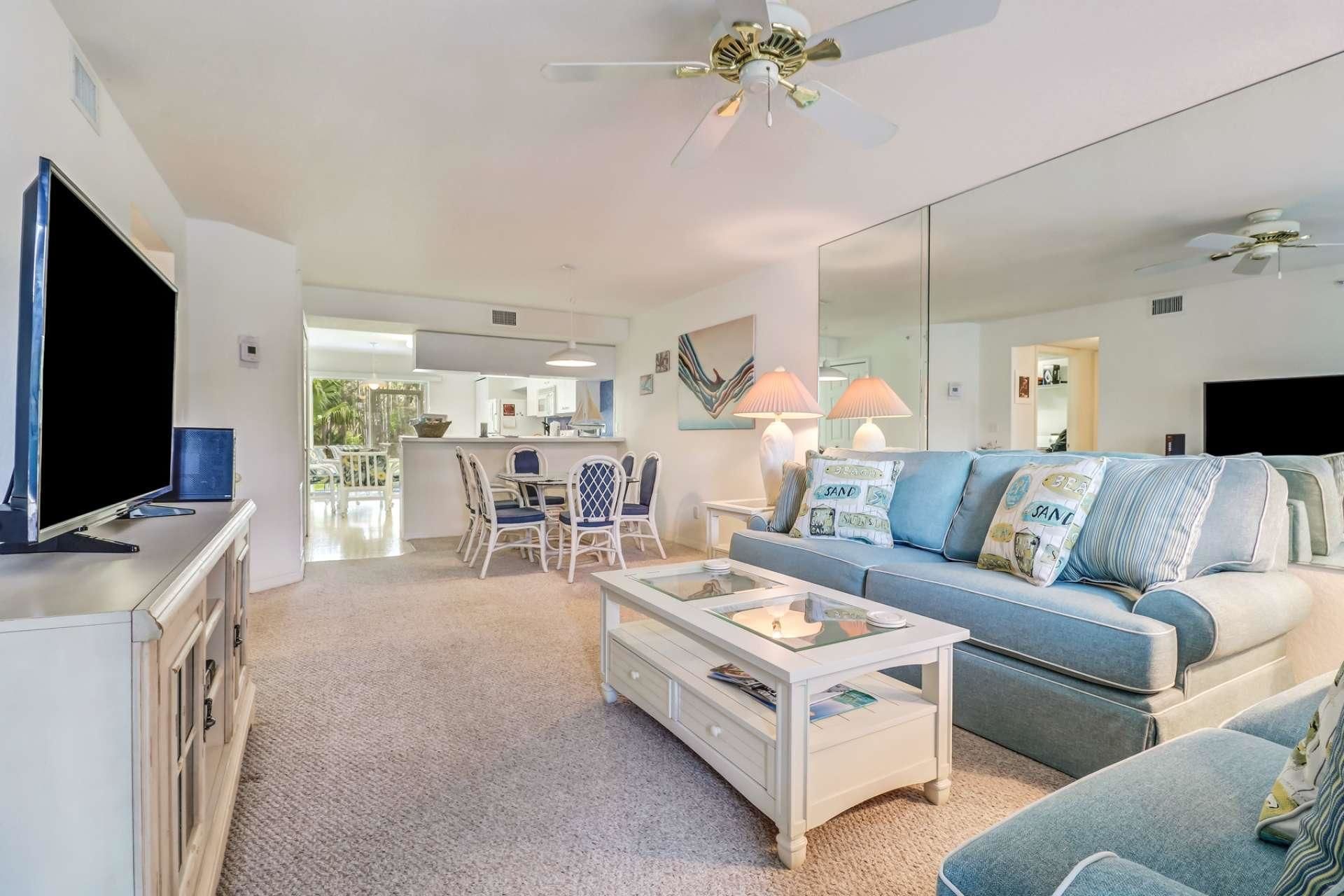 House, Multiple Beds (Bermuda Pointe 104) | Living area | Smart TV