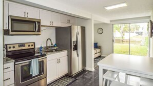House, 1 Queen Bed (Fort Myers Couples Getaway) | Private kitchen | Coffee/tea maker, fridge, microwave, oven - Fort Myers Couples Getaway (Fort Myers Beach)