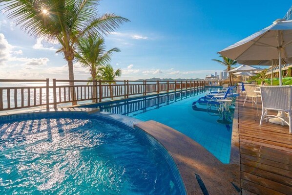 Indoor pool, outdoor pool