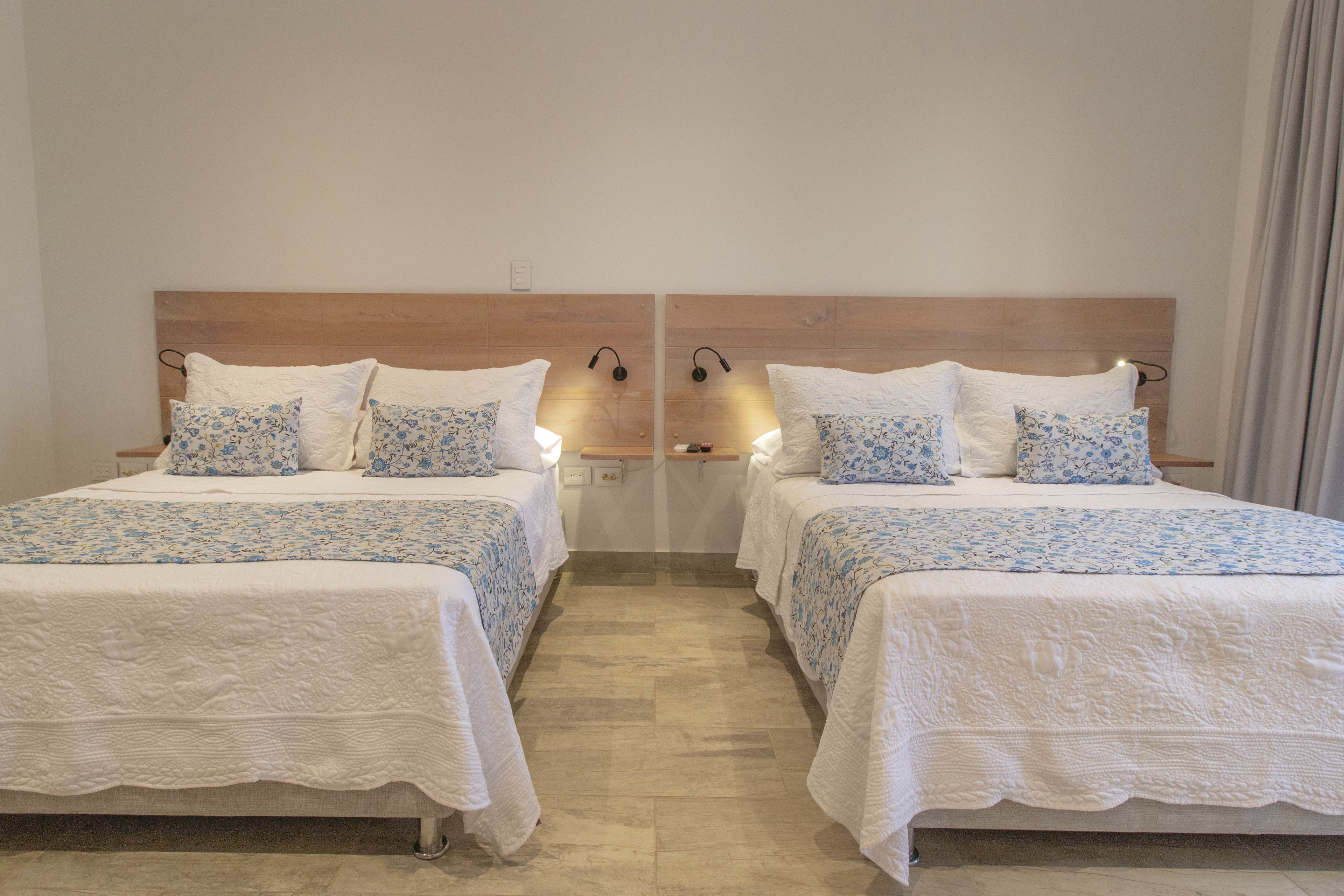 standard twin room, 2 double beds | in-room safe, iron/ironing board, free wifi, bed sheets