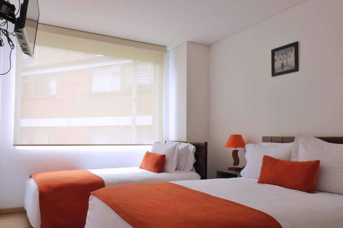 Premium bedding, free WiFi, bed sheets