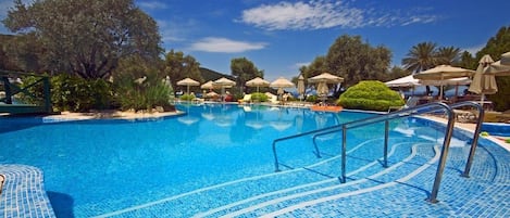 Indoor pool, outdoor pool