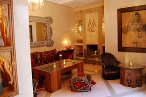Living room - Riad Flam (Marrakech)