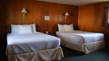 Deluxe Double Room, 2 Queen Beds | Individually furnished, desk, free WiFi, bed sheets