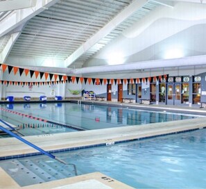 Indoor pool, outdoor pool