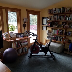 Fitness facility - Comfortable, cozy, light-filled home in quiet, friendly neighborhood. (Ketchum)