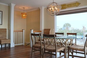 Dining - Oceanfront Elegance w/Private Beach Access, 2 King Suites & Stunning Views (Emerald Isle)