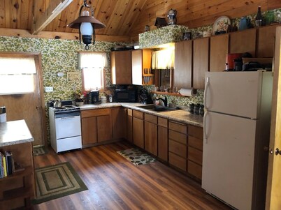 Our cozy lakeside cabin offers you the simple pleasures of an up north getaway.