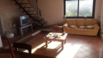 TV, DVD player, stereo