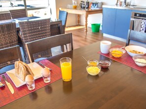 Kontinental frokost er inkludert hver dag