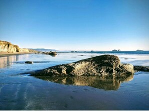 Na praia, toalhas de praia 