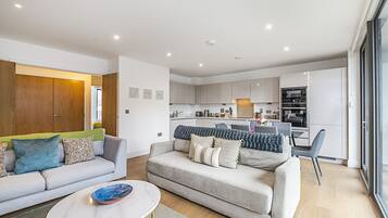 Smart TV, DVD player, books