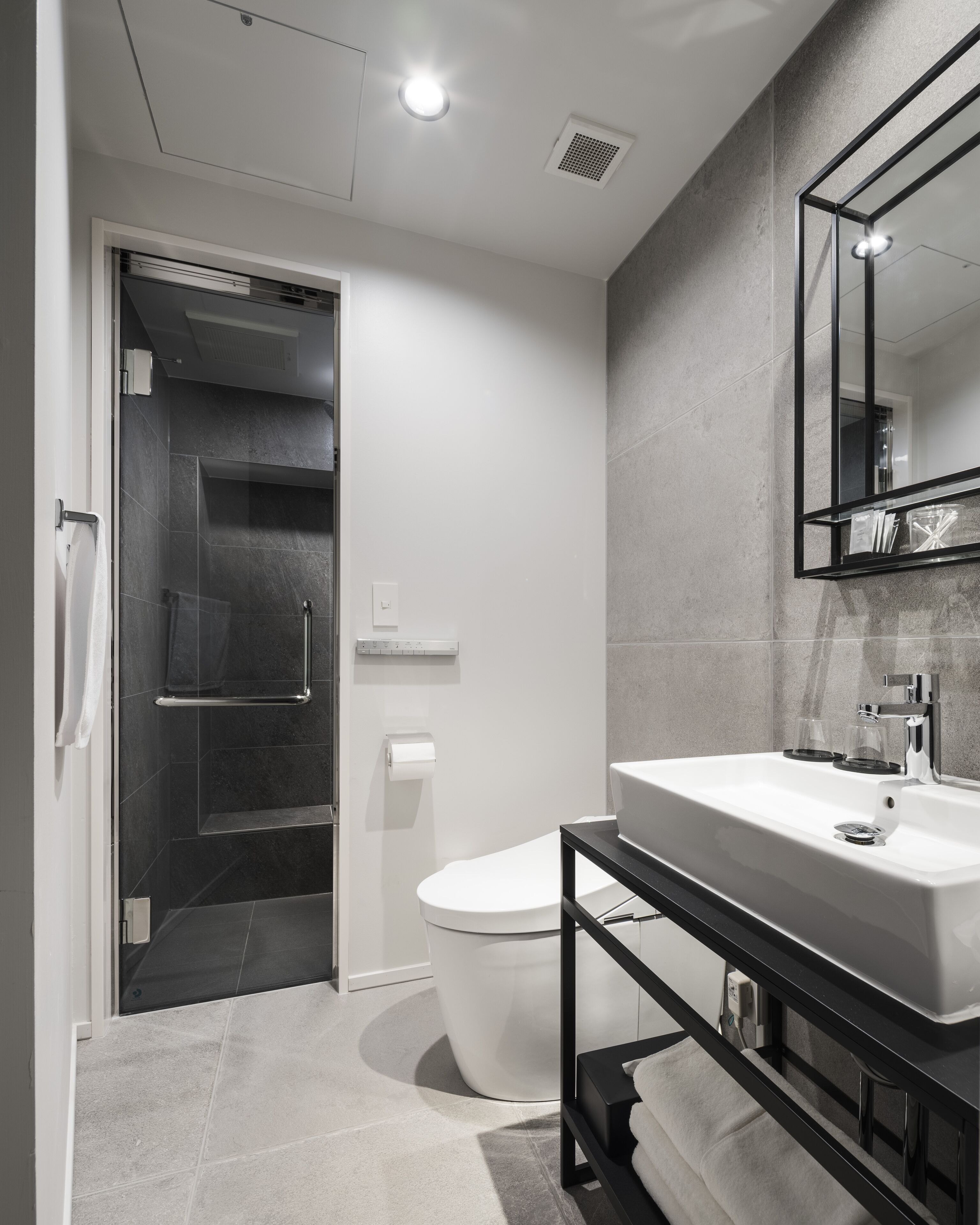 free toiletries, hair dryer, bathrobes, slippers