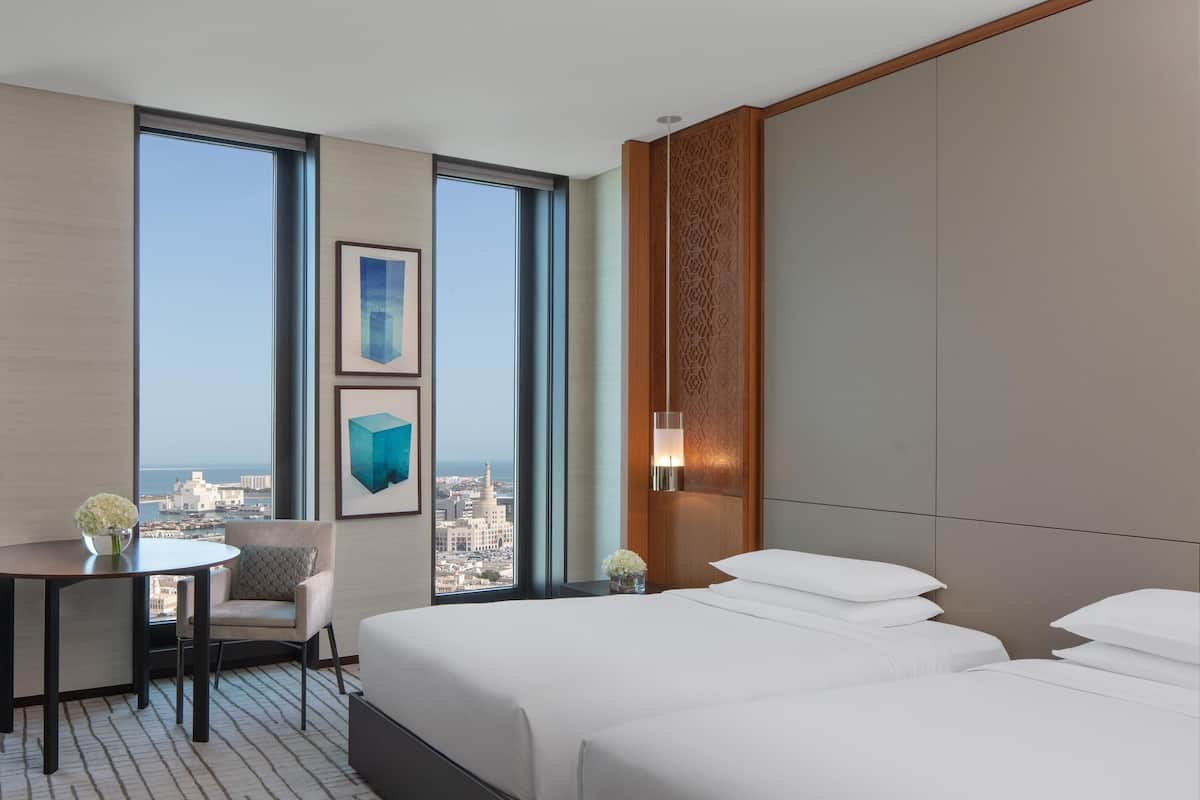 Premium bedding, down duvets, minibar, in-room safe