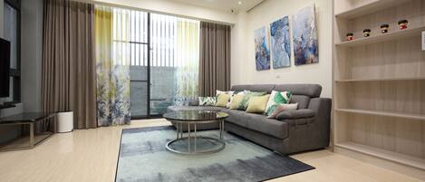 Sitteområde i lobbyen