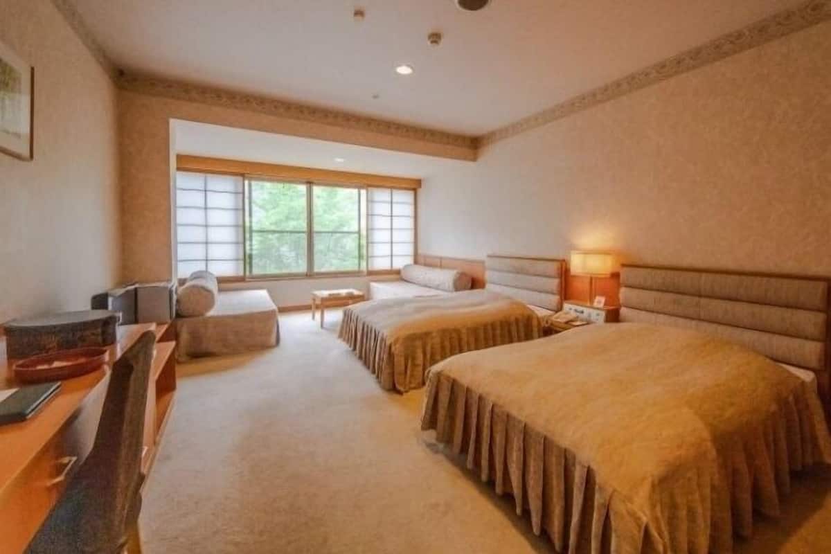 In-room safe, blackout drapes, WiFi (free), bed sheets