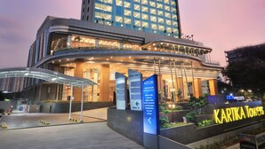 Een modern hotel met een opvallend 