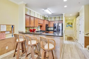 Fridge, microwave, oven, stovetop - Seaclusion A - Ocean Front 5,000sq foot Luxury 8 bedroom duplex w/Pool (NORTH MYRTLE BEACH)