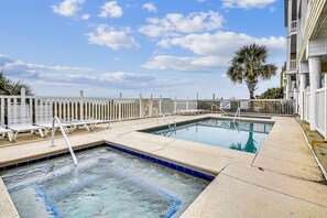 Outdoor pool - Seaclusion A - Ocean Front 5,000sq foot Luxury 8 bedroom duplex w/Pool (NORTH MYRTLE BEACH)