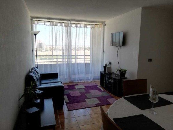 Interior - hermoso Apartamento amoblado en condominio (Talcahuano)