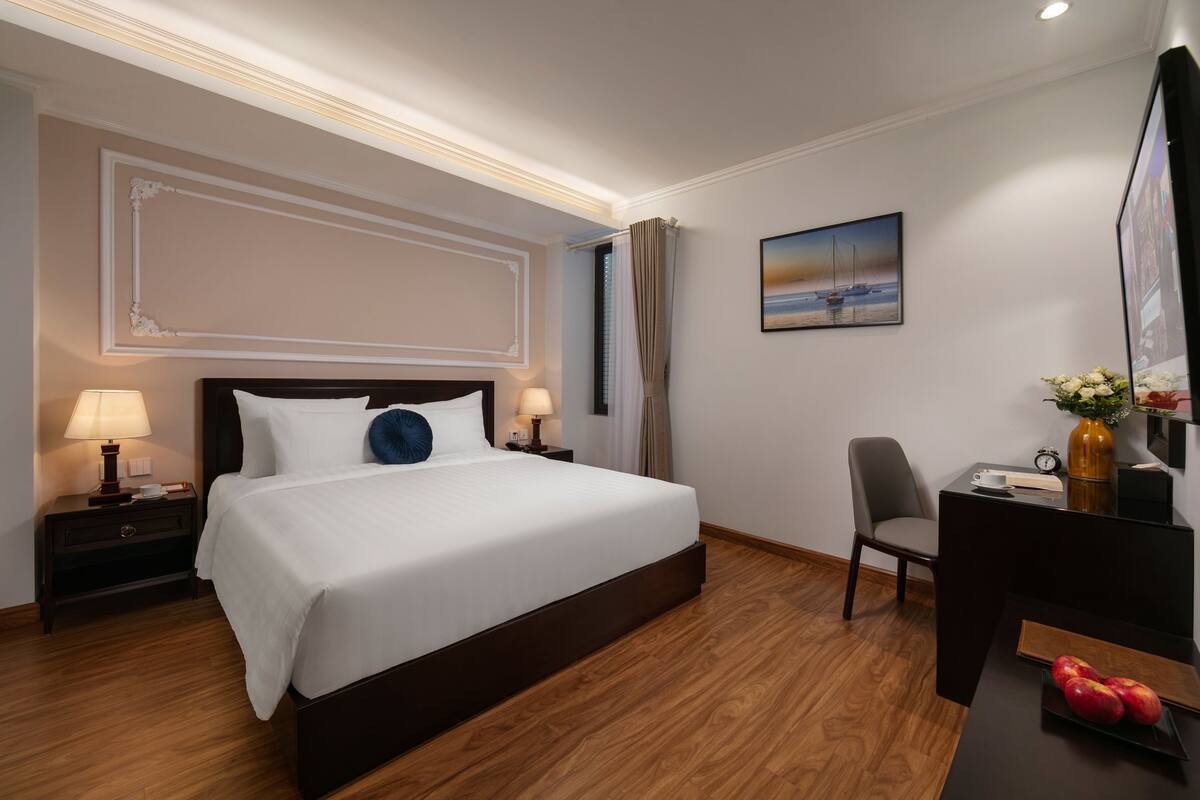 Superior-Doppelzimmer | Daunenbettdecken, Minibar, Zimmersafe, Schreibtisch