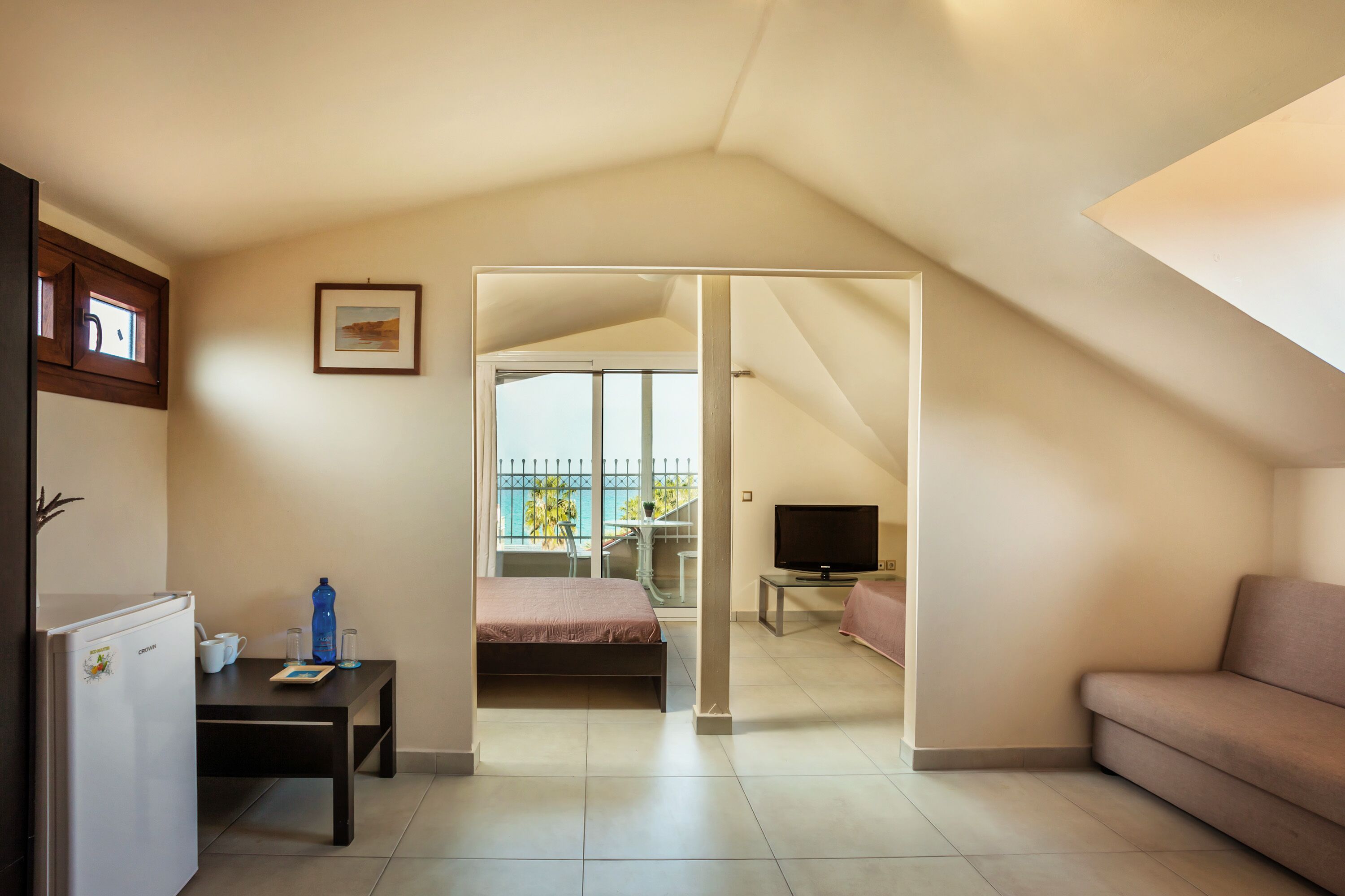 Panoramic Penthouse, 1 Bedroom, Sea View | In-room safe, soundproofing, iron/ironing board, free WiFi