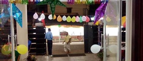 Façade de l’hébergement