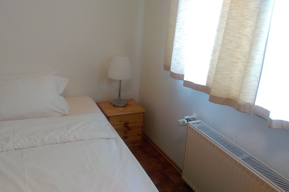 Basic Single Room, 1 Large Twin Bed | 1 bedroom, WiFi (free), bed sheets
