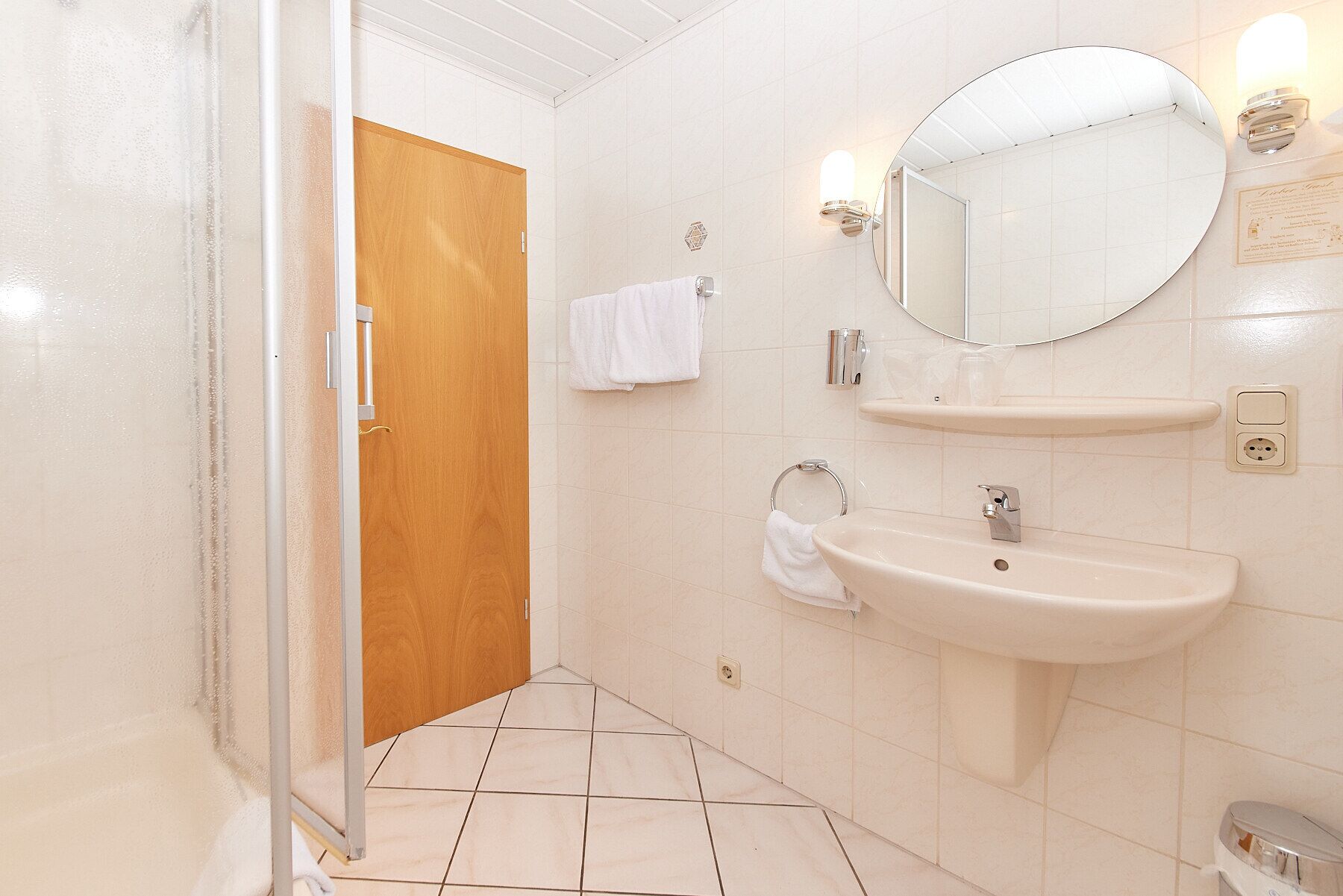 double room | bathroom | deep-soaking bathtub, free toiletries, hair dryer, towels