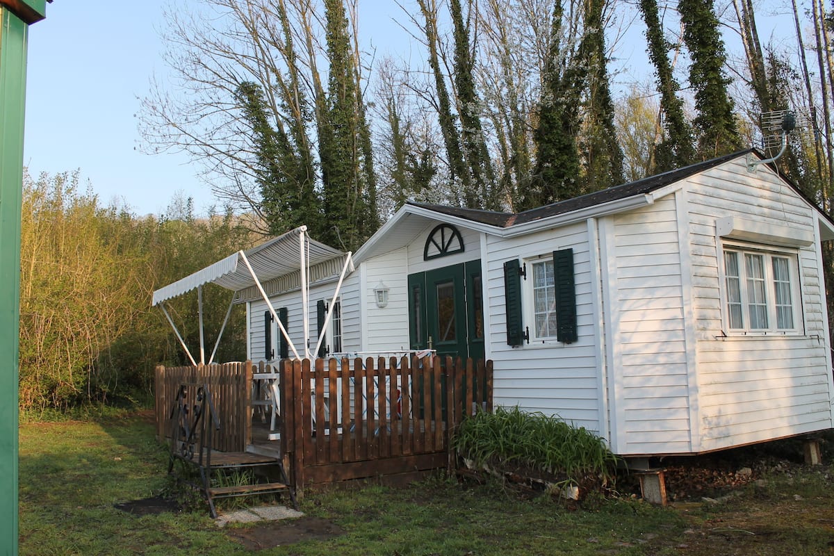 Mobile Home (Blanc) | Terrace/patio