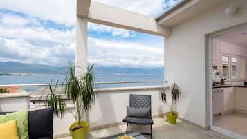 Penthouse, Terrace, Sea View | Terrace/patio