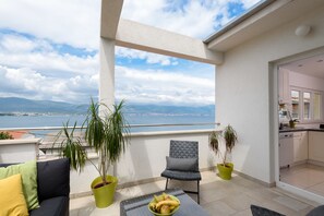Penthouse, Terrace, Sea View | Terrace/patio - Apartments Salona (Trogir)
