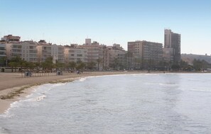 Vlak bij het strand, vissen